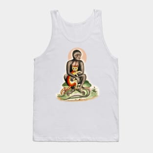 Simia Mother with Leopard son Tank Top